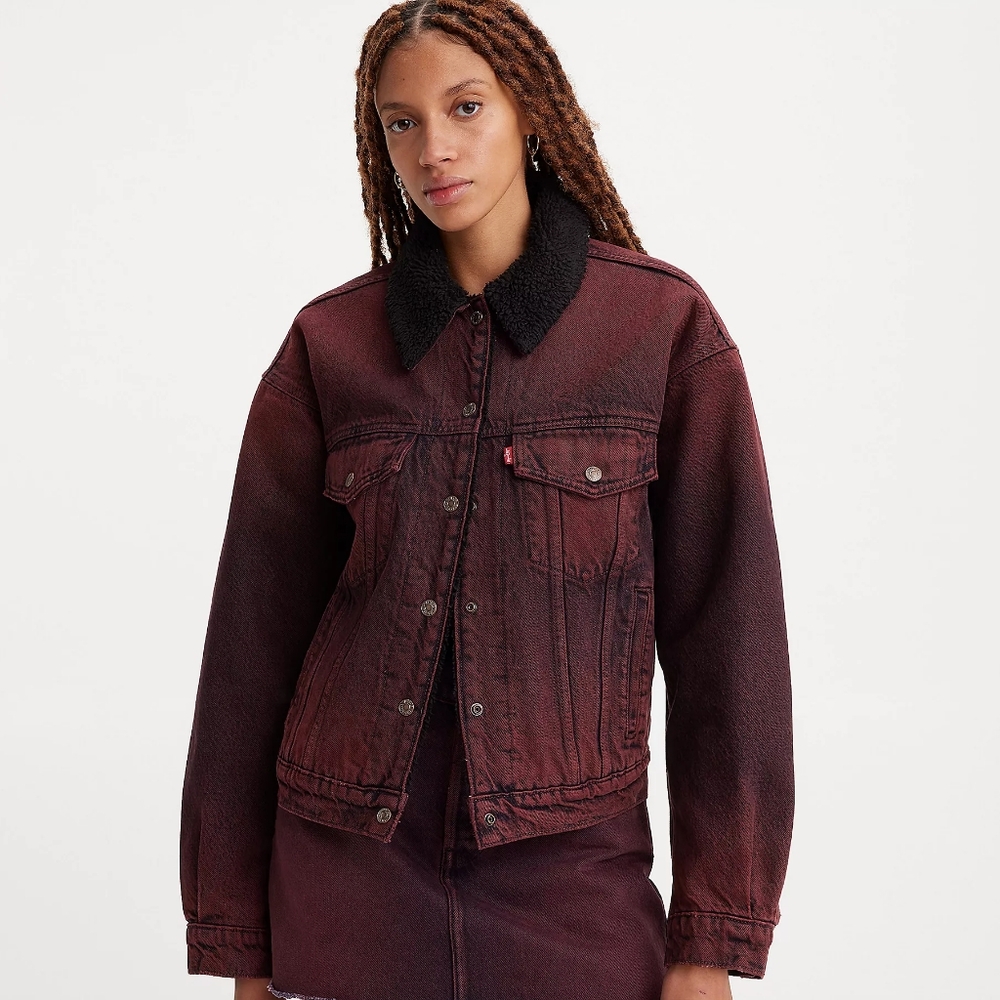 Levi's 90s Sherpa Trucker Jacket Nwot - image 1